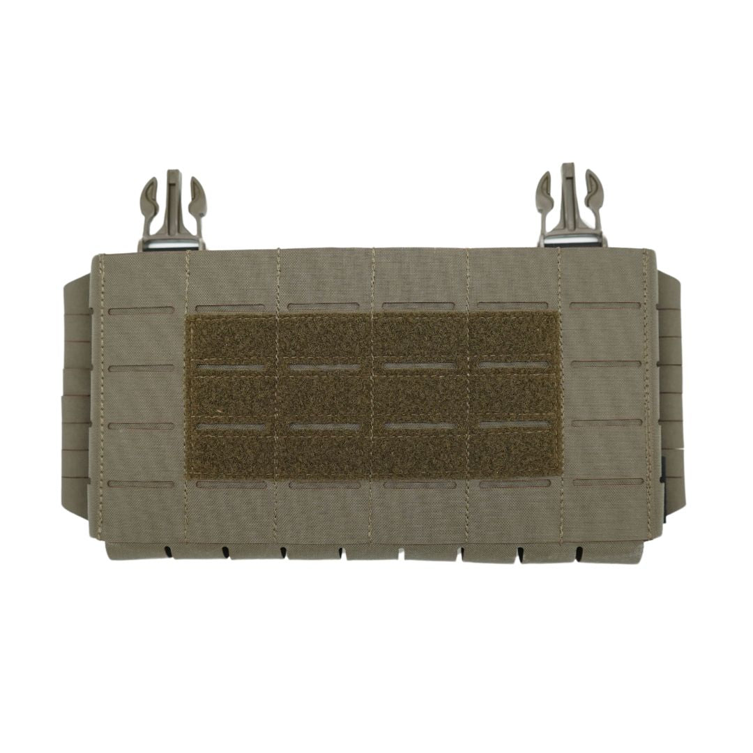 Paradox Placard - Modular Robustheit in olivgrünem Design mit Lasercut-MOLLE und Klettfläche. Ideal für taktische Ausrüstung im Jagd- und Schießsport.