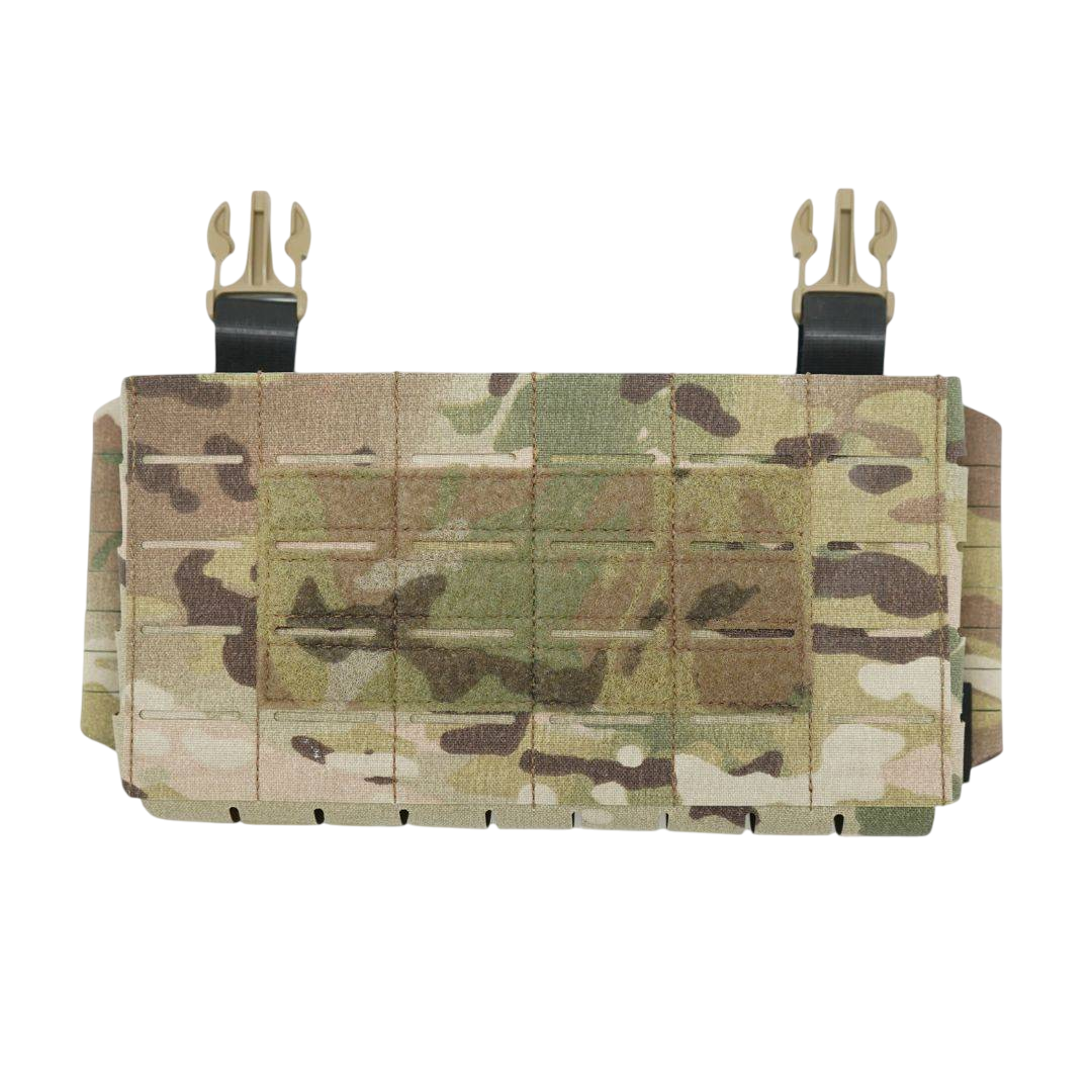Paradox Placard - Modular Robustheit in Multicam-Design mit Lasercut-MOLLE-System. Ideal für taktische Einsätze und kompatibel mit Mini-Rigs.
