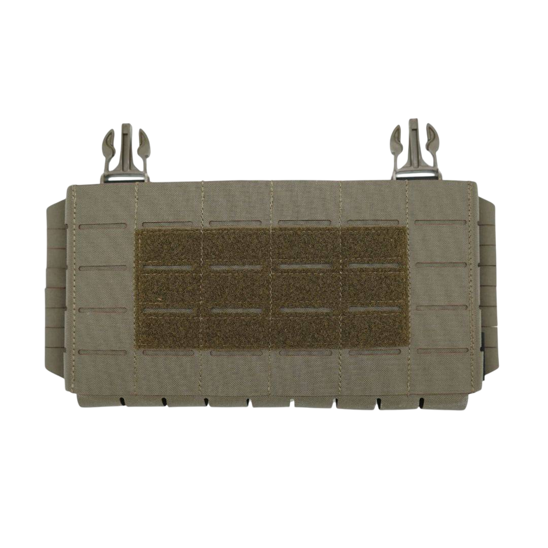 Paradox Placard - Modular Robustheit in olivgrünem Design mit Lasercut-MOLLE und Klettfläche. Ideal für taktische Ausrüstung im Jagd- und Schießsport.